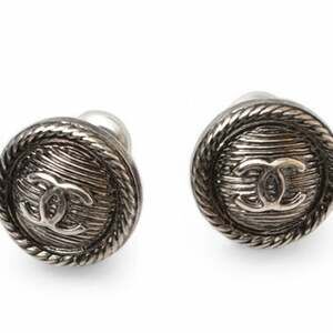 Chanel Cc Logo Circle Earrings Sterling #208091C79B